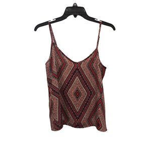 🌼5for$25🌼 Hollister Women’s Pink Paisley Bohemian V Neck Cami Tank Top Size S